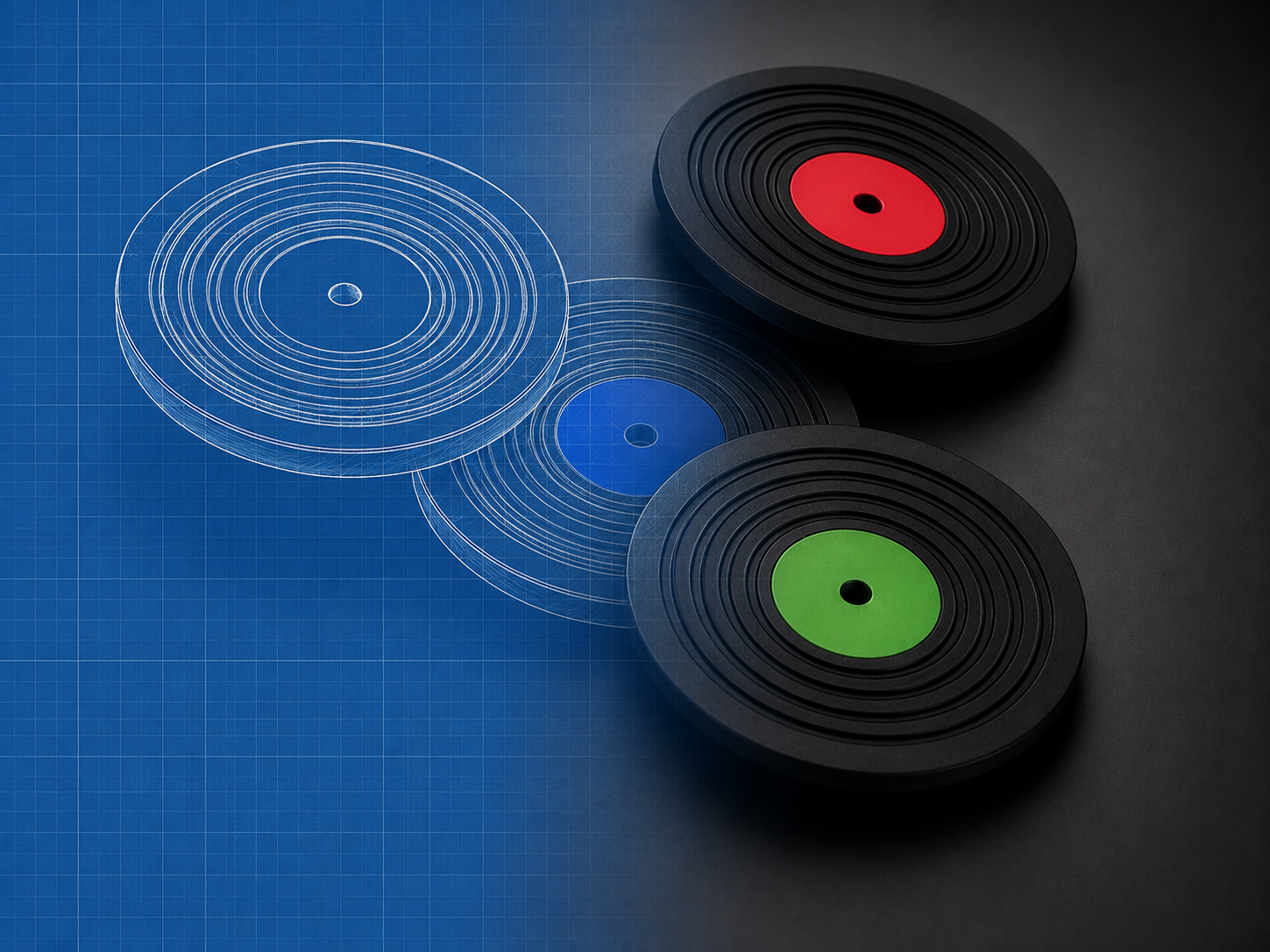 Vinyl Coaster STL file